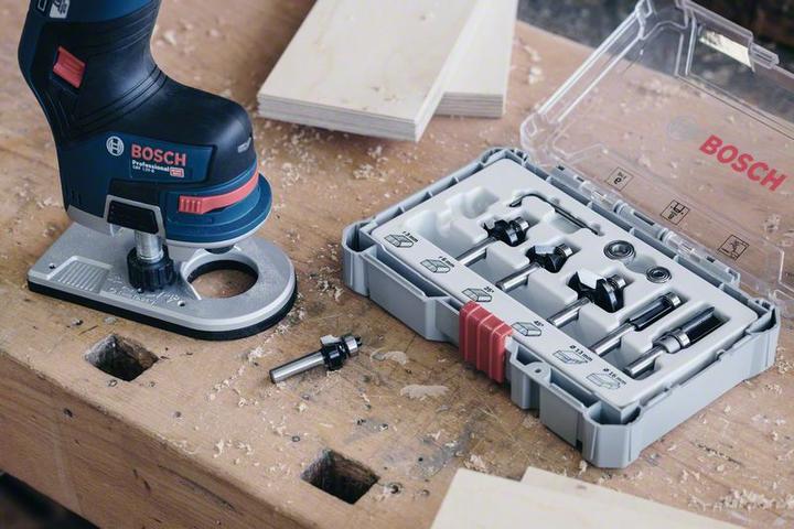 Produktbild Bosch Professional Zubehör 30-teiliges Fräser-Set, 6-mm-Schaft für Handfräsen