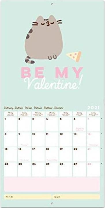 Immagine prodotto Pusheen Un calendario per la pianificazione giornaliera nella Collezione Foodie (30 x 30 cm)
