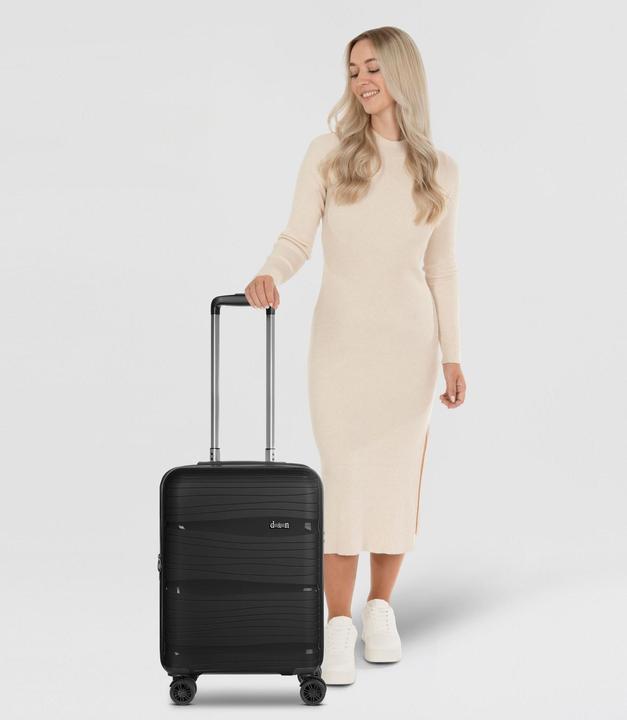 Produktbild D&N Travel Line 4300-Plus 4 Rollen Kabinentrolley S 55 cm mit Dehnfalte (37 l, Handgepäck (bis 50l))
