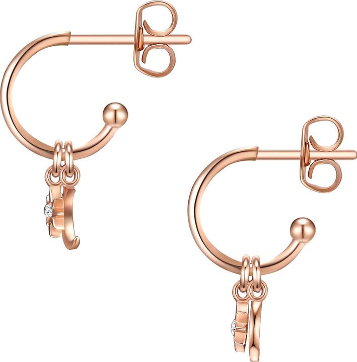 Immagine prodotto Glanzstücke München Donna Crescent/Star Argento Cubic Zirconia Oro Rosa - 15832 (Argento)