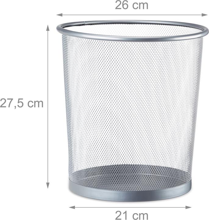 Produktbild Relaxdays Papierkorb (12 l)