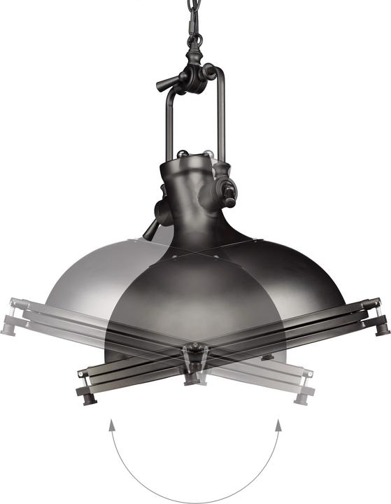 Image du produit Relaxdays Lampe à suspension style industriel (E27)