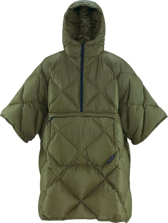 Produktbild Therm-a-Rest Honcho Poncho Down Dark Olive (212 cm)