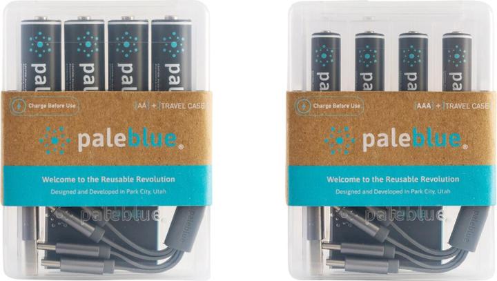 Produktbild Pale Blue 4x AA & AAA USB-C