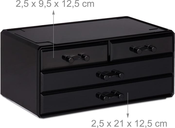 Immagine prodotto Relaxdays Organizer make-up con 4 cassetti