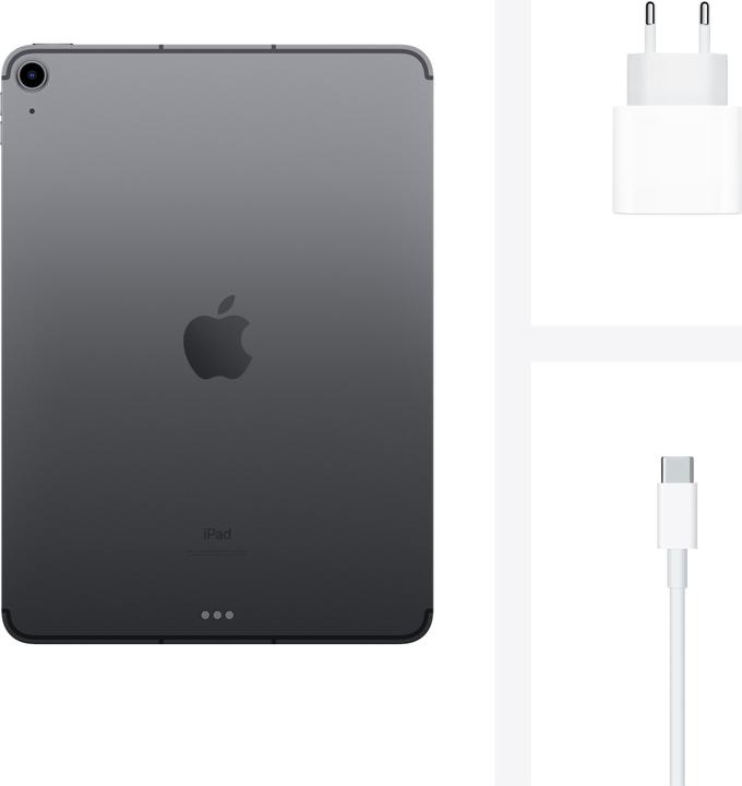 Produktbild Apple iPad Air 2020 (4. Gen) (4G, 10.90", 64 GB, Space Gray)