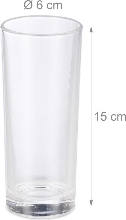 Produktbild Relaxdays Longdrinkgläser (3 dl, 12 x, Longdrinkgläser)