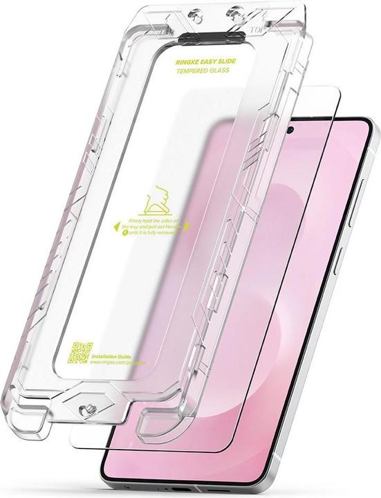 Produktbild Ringke Easy Slide 2er-Pack Panzerglas für Samsung Galaxy S25 Edge - Transparent (2 Stück, Samsung Galaxy S25 Edge)