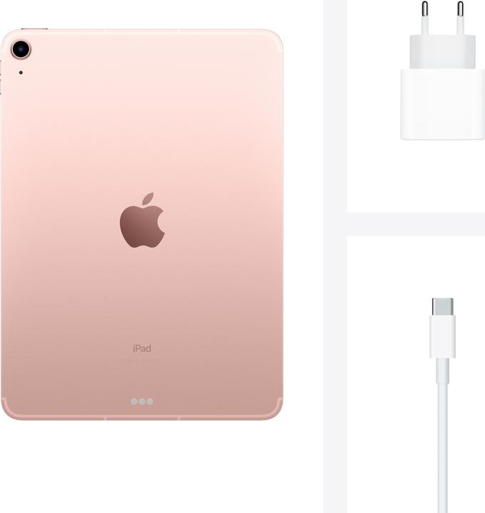 Actual product image Apple iPad Air 2020 (4. Gen) (4G, 10.90", 256 GB, Rose gold)