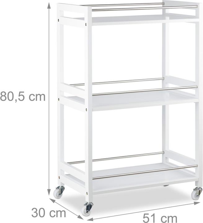 Actual product image Relaxdays Serving Trolley