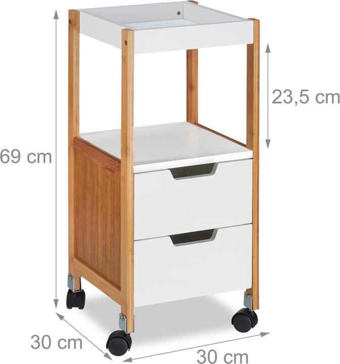 Immagine prodotto Relaxdays Carrellino con cassetti