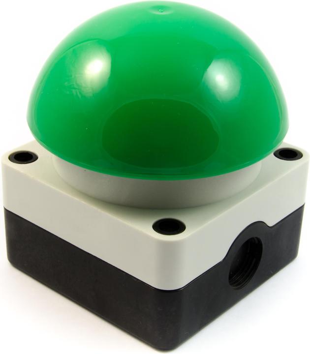 Actual product image Purecrea Buzzer button green