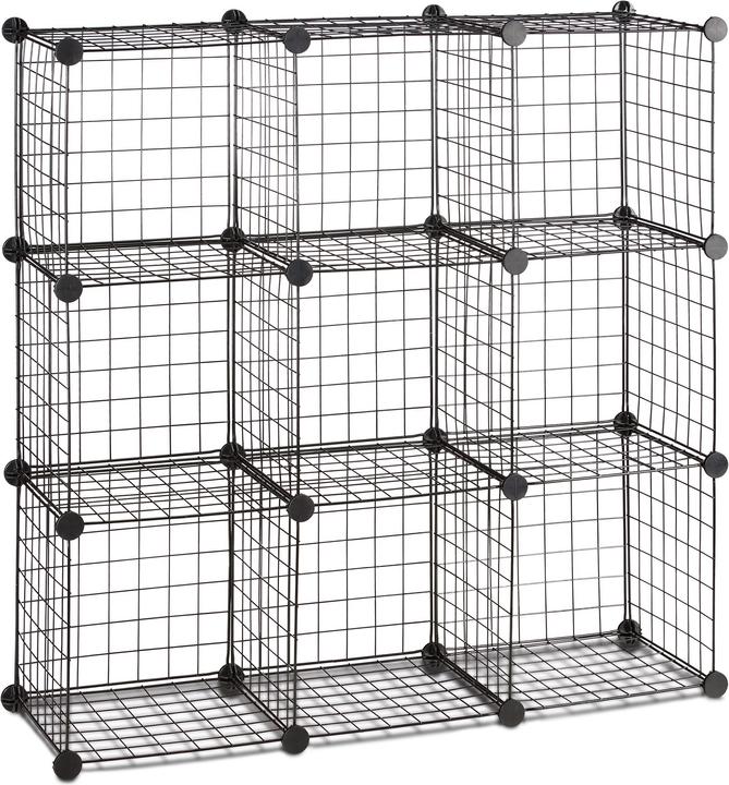 Image du produit Relaxdays Étagère cubes en 9 casiers