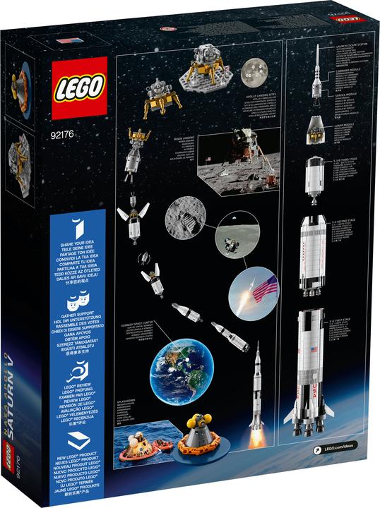 Actual product image LEGO NASA Apollo Saturn V (92176, LEGO Ideas, LEGO Rare Sets)