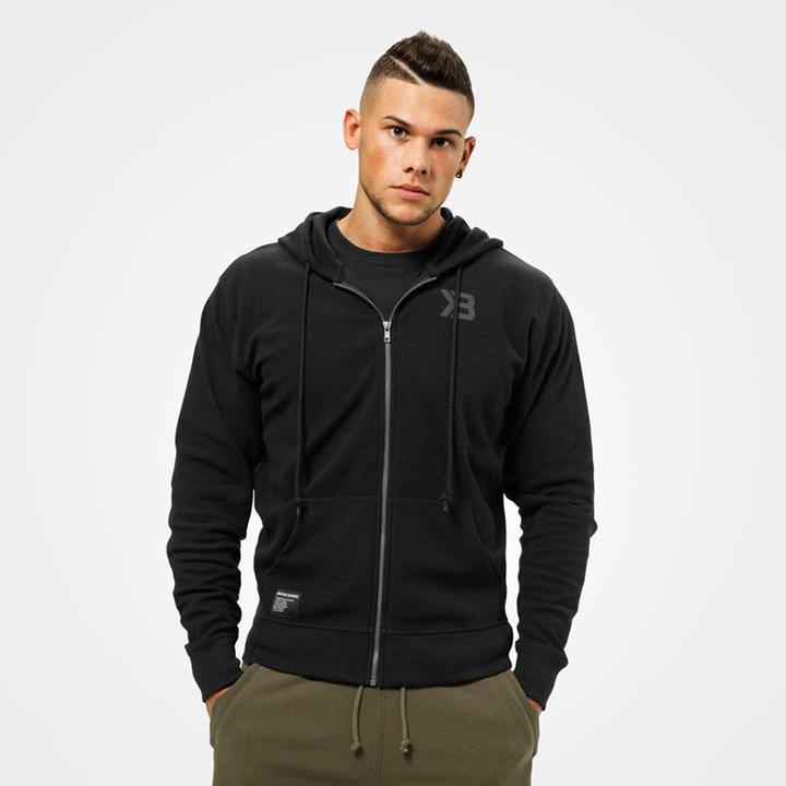 Better Bodies Stanton Zip Hood WASH BLACK (S)