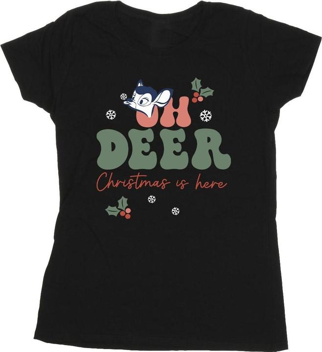 Immagine prodotto Disney Maglietta da donna/ragazzo in cotone Bambi Oh Deer (L)