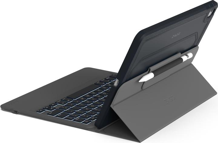 Produktbild Zagg Keyboard-Rugged Messenger-Apple-iPad 10.2-KB-Charcoal-Nordic, Apple, iPad, Black, 25.9 cm (10.2 (iPad)