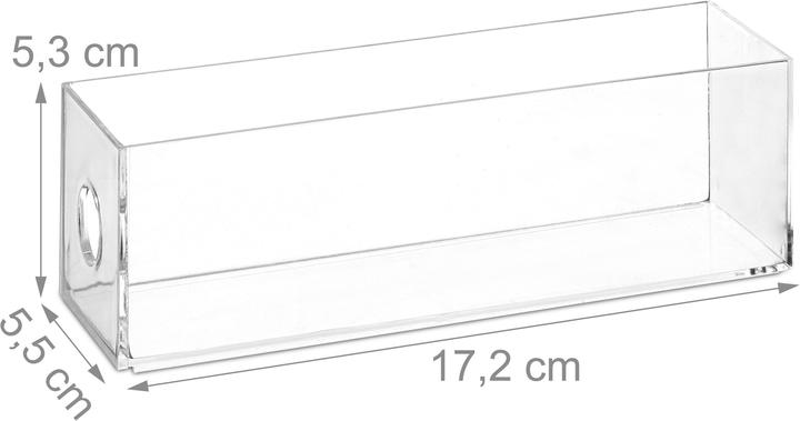 Immagine prodotto Relaxdays Portaoggetti da Scrivania, 4 Divisori per Cassetti