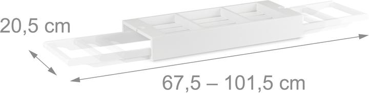 Produktbild Relaxdays Badewannenablage (101.5 x 20 x 7 cm)