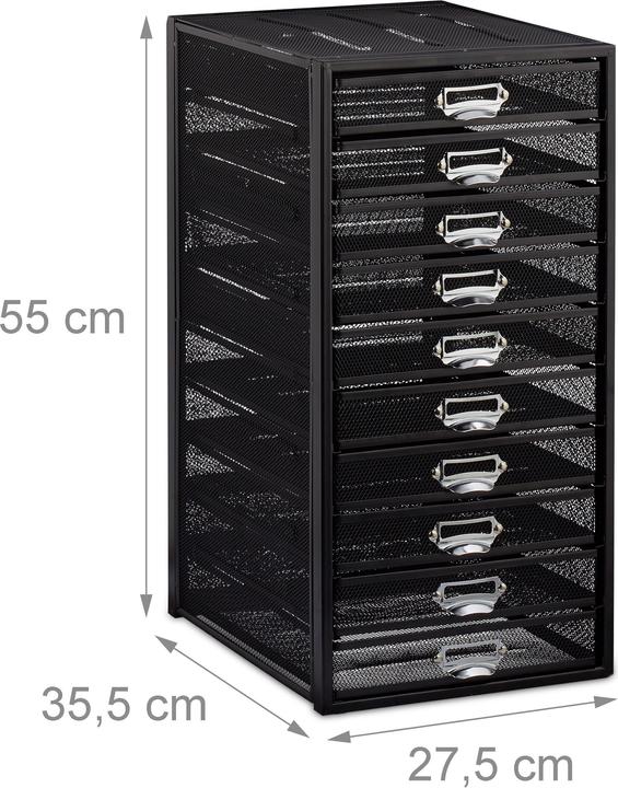 Actual product image Relaxdays A4 File Rack (A4)