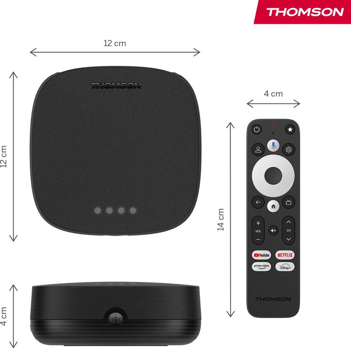 Produktbild Thomson Streaming Box Plus 270 (32 GB, Android 12)