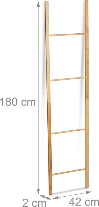 Actual product image Relaxdays Folding Towel Ladder Rack
