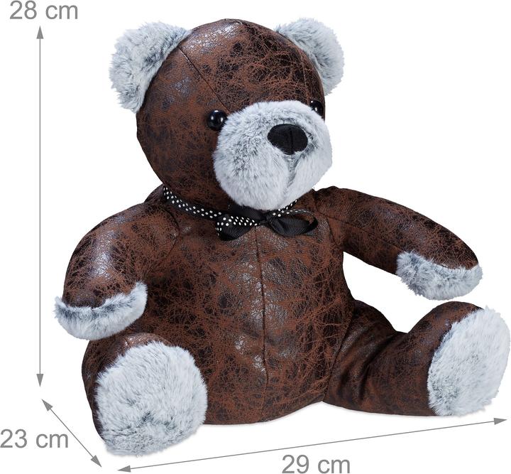 Image du produit Relaxdays Butoir de porte ourson (1 pièce(s), 29 x 23 x 28 cm)