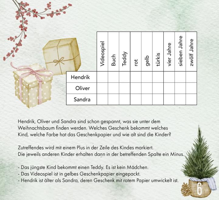 Produktbild 24 x ultimativer Rätselspass für den Advent