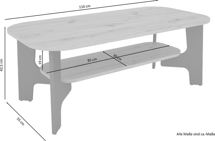 Produktbild ByLiving Jonny (110 x 42.5 x 55 cm)
