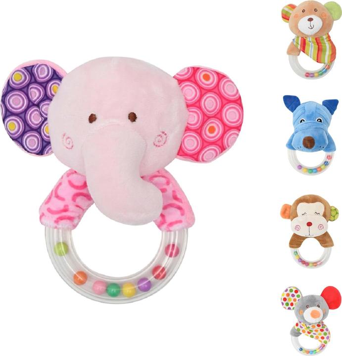 Lorelli Baby soft toy rattle ring 13 cm