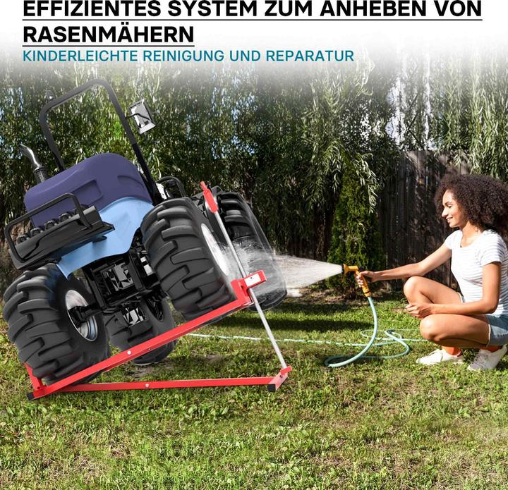 Image du produit Wiltec Adaptateur Visseuse sans fil pour Lève-Autoportée Levage rapide Tracteur-tondeuse Mandrin (Tracteur de pelouse, Support pour machines de jardinage)