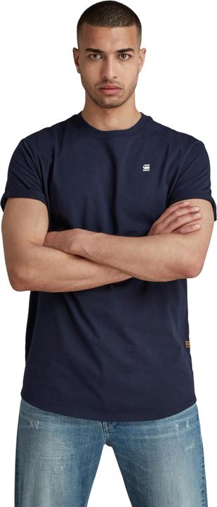 Produktbild G-Star Crew Neck Lash T-Shirt Regular Fit Sartho Blue (XL)