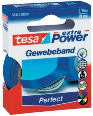 Actual product image tesa EXTRA POWER PERFECT fabric tape, fabric-reinforced duct tape (19 mm)