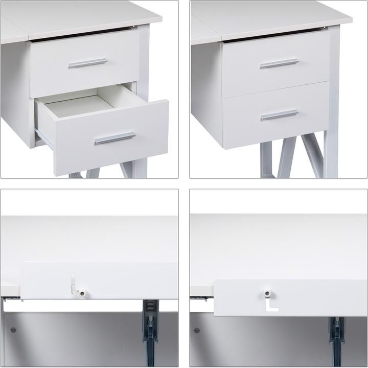 Image du produit Relaxdays Bureau pupitre inclinable (110 x 55 x 75 cm)