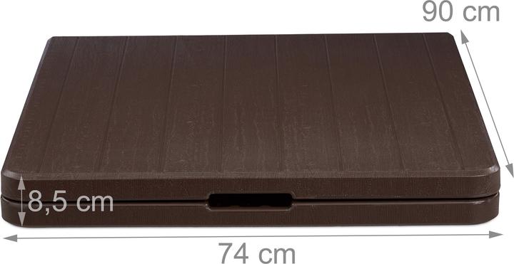Actual product image Relaxdays Foldable Garden Table Look (180 cm)