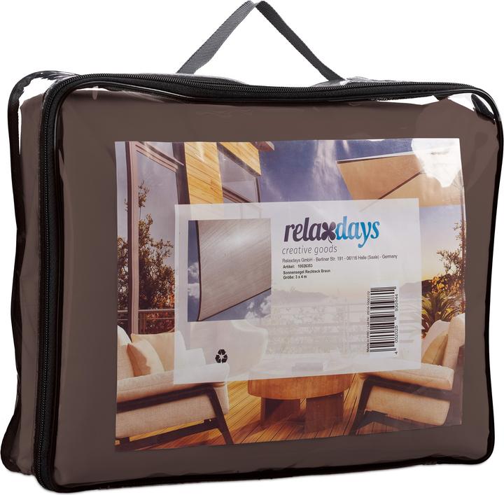 Produktbild Relaxdays Sonnensegel (400 x 300 x 0.5 cm)