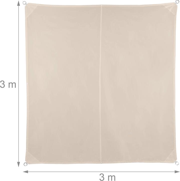 Produktbild Relaxdays Sonnensegel (300 x 300 x 0.5 cm)