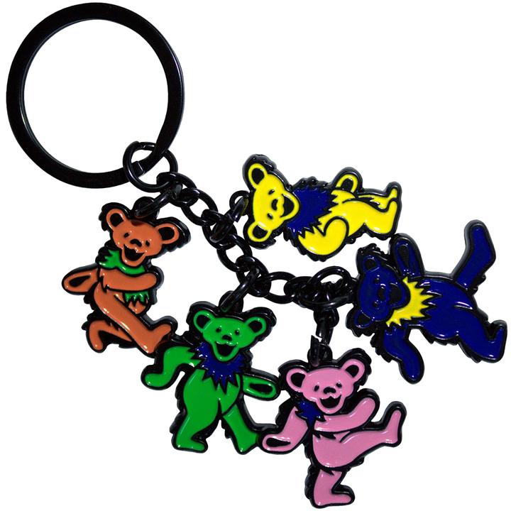 Grateful Dead Schlüsselanhänger Tanzende Bären Amulett