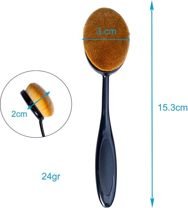 Actual product image Intirilife Make Up Pinsel