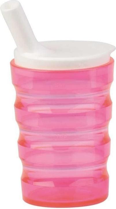 Sundo Rillenbecher auslaufsicher mit Deckel pink (0.20 l)