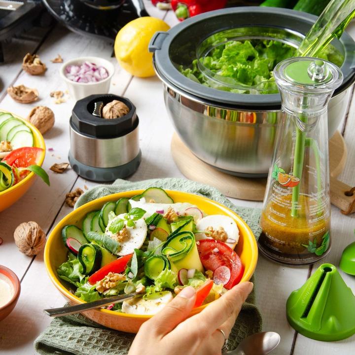 Image du produit Mastrad Mixeur à vinaigrette avec recettes imprimées (300 ml)