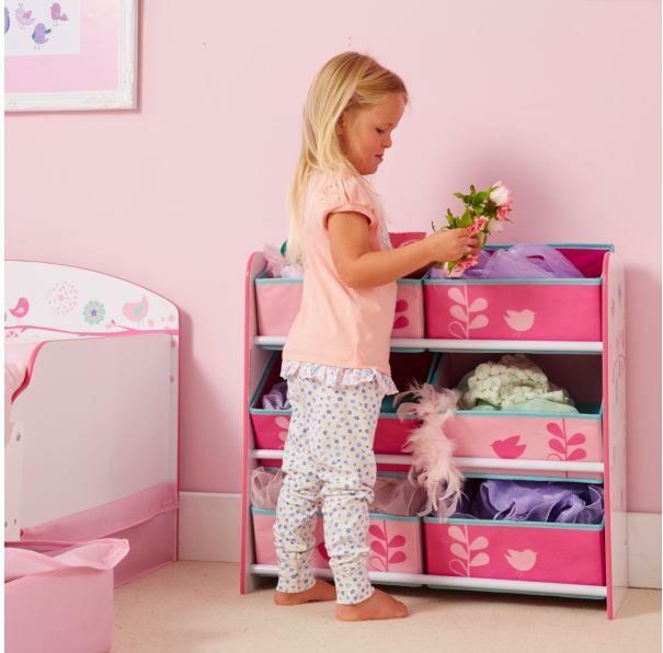 Actual product image Worlds Apart World Apart storage shelf flowers and birds