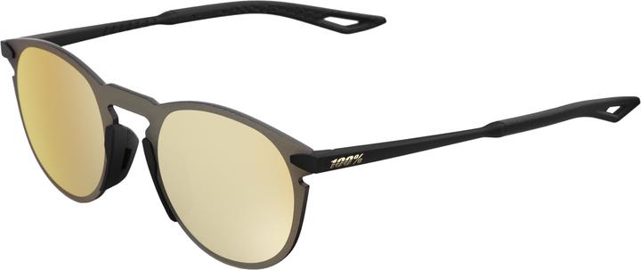 100% Legere Round (Matte Black, HiPER Gold 24K Mirror)
