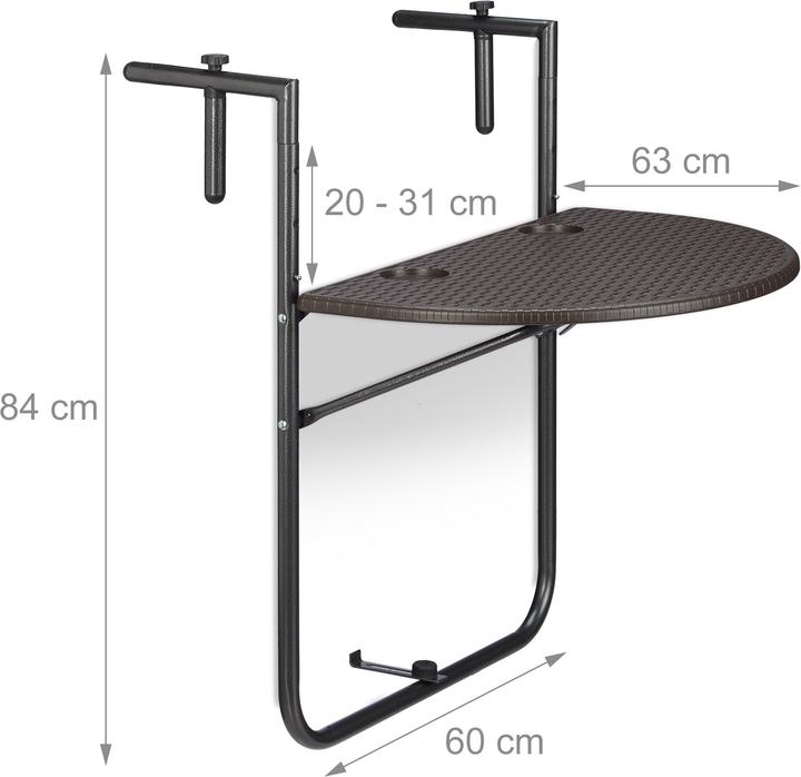 Image du produit Relaxdays Bastian (67 cm)