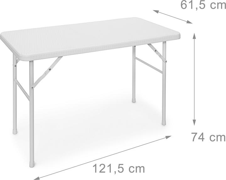 Image du produit Relaxdays Tables de jardin (121.50 cm)