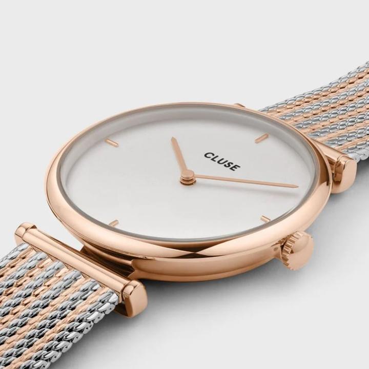 Produktbild Cluse Triomphe Mesh Rosé (Analoguhr, 33 mm)