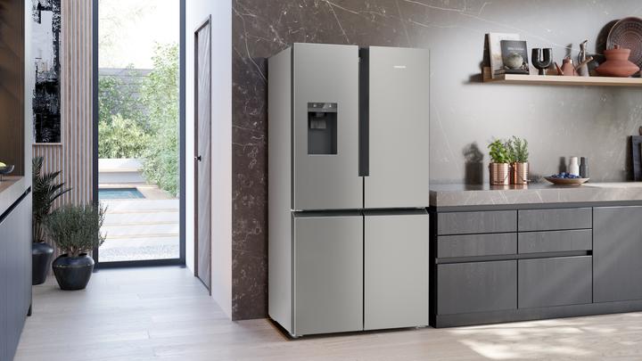 Actual product image Siemens iQ700, Kühl-Gefrier-Kombination, mehrtürig, 183 x 90.5 cm, Edelstahl antiFingerprint, KF96DPPEA (574 l)