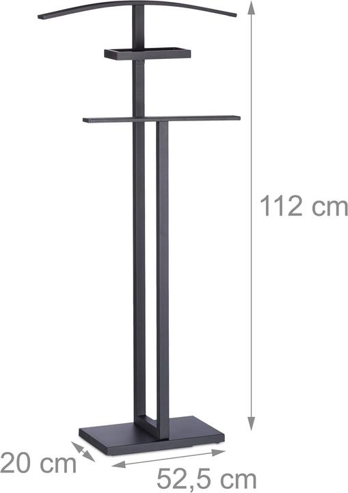 Actual product image Relaxdays Clothes Valet Stand