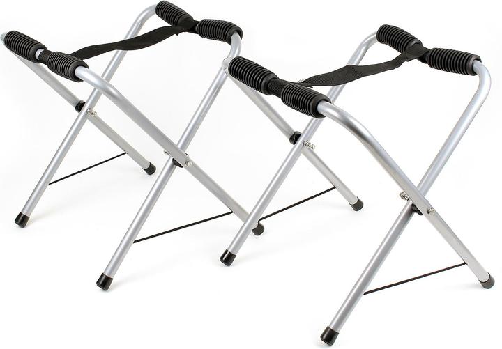 Wiltec Kayak Storage Rack Foldable 370x330x410mm Aluminium Storage Bracket to Set Down Kayak, Canoe, Boat