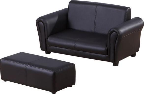 Actual product image Swisshandel24 Children's armchair with footstool, children's sofa with stool, children's sofa, sofa armchair (Child armchair)